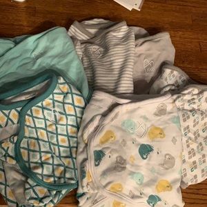 6 Size Small/Medium Swaddle Me Swaddles -Velcro